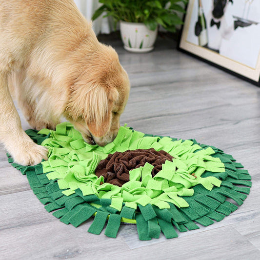 Dog Sniffing Mat Dog Puzzle Toy Pet Snack Feeding Mat