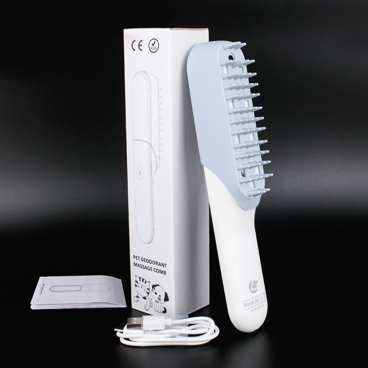 Pet Silicone Massage Brush Deodorant Sterilization Comb