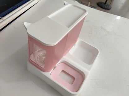 Cat Automatic Feeder Water Dispenser Large Capacity